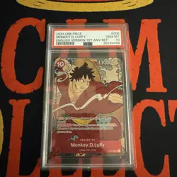 One Piece TCG English PSA 10 Monkey D. Luffy English Version 1st Anniversary Set - Image 2