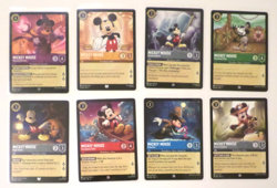 Disney Lorcana Theme: Mickey Mouse Theme Lot of 8 cards - Image 2