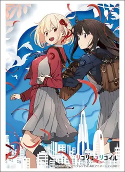 Bushiroad Sleeve Collection Lycoris Recoil "Teaser Visual" Card TCG MTG - Image 2