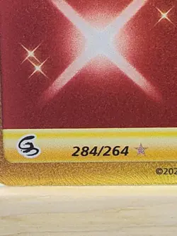 Pokemon Fire Energy 284/264 Secret Rare Holo Foil Basic Energy TCG Card - Image 2