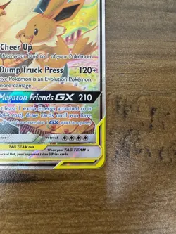 Pokemon TCG Eevee & Snorlax GX SM169 Sun And Moon MP Tag Team Promo Card - Image 3