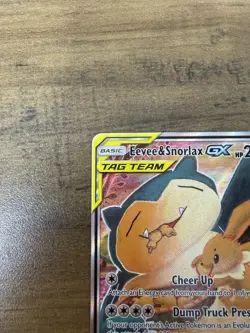 Pokemon TCG Eevee & Snorlax GX SM169 Sun And Moon MP Tag Team Promo Card - Image 4