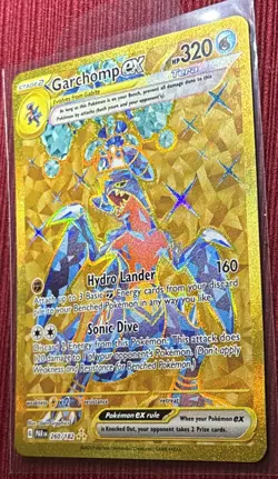 Pokemon Garchomp EX TCG Holo Ultra Rare Card 219/182 Paradox Rift - Image 2