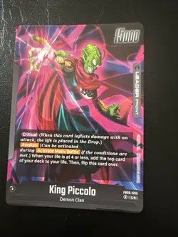King Piccolo : DA FB06-095 Leader Alternate Art Dragon Ball Card Rivals Clash - Image 2