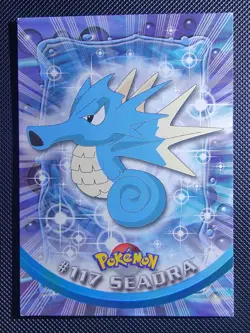 Seadra # 117 - Topps Blue Logo - TV SERIES - NON-HOLO - Pokemon Card - NM/LP - Image 1