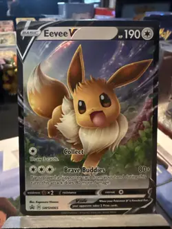Eevee V SWSH065 SWSH: Sword & Shield Promo Cards Holo - Image 1