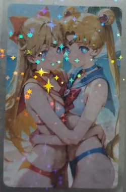 Sailor moon and Sailor Venus Waifu Card - Image 1