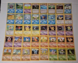 Base Set Jungle Fossil Set VTG 101 Pokemon Cards Lot Mp/LP - Image 2