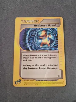 Pokemon TCG Aquapolis Trainer Card Weakness Guard 141/147 NM - Image 1