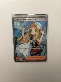 Pokemon TCG Mega Evolution Lillie’s Determination Full Art Trainer Card 169/132 - Image 1