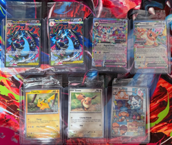 Pokemon TCG Sealed Promo Lot - 7 cards lot / Charizard / Eevee / Stamped Promo ! - Image 1