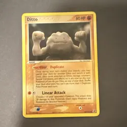Pokemon Ditto (Geodude) 62/113 EX Delta Species Basic 60 HP Regular Common Card - Image 1