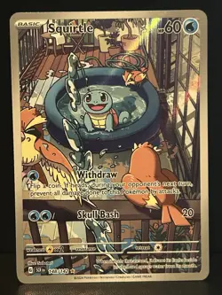 Pokemon TCG Squirrel Stellar Crow. Illustration Rare Holo Card 148/142 - Image 1