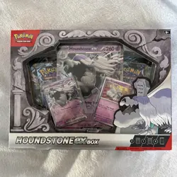 NEW 2024 Pokemon TCG Houndstone ex Box 4 Booster Packs 2 Promo Cards - Image 1