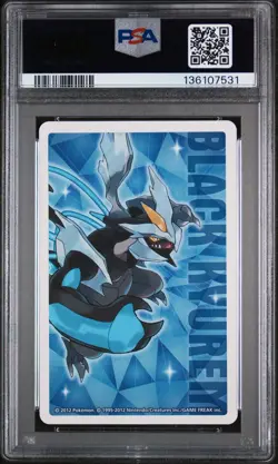 2012 POKEMON BLACK 2 PLAYING CARDS ACE OF CLUBS SNIVY PSA 10 - Image 2