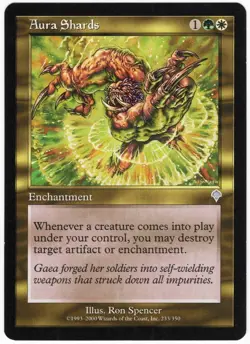 Aura Shards 2000 Invasion Enchantment Multi-Color Uncommon MTG NM AZ2 - Image 1