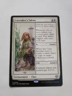 MTG - Caretaker's Talent - Bloomburrow- Regular Rare # 0006 - Image 1