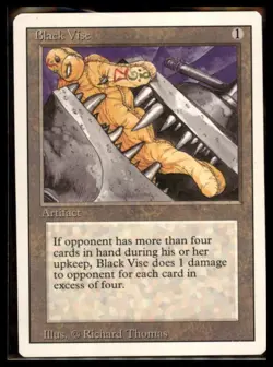 MTG TCG - Black Vise Revised Edition # - Near Mint or Better - Image 1