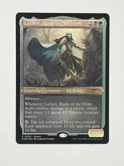 Lathril, Blade of the Elves (Foil Etched) Media Promos #2 Magic the Gathering - Image 1