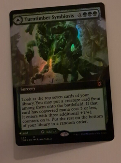 Turntimber Symbiosis Extended FOIL NM/M Zendikar Rising MTG MAGIC THE GATHERING - Image 1