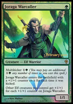 Light Play x 1 Joraga Warcaller - Foil - Launch Party Promo Worldwake - Image 1
