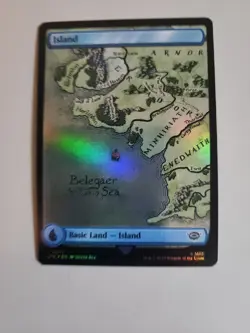 MTG Island The Lord of the Rings: Tales of Middle-earth 275 Foil Full Art Land - Image 1