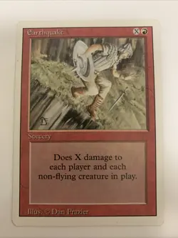 MTG LP Earthquake Revised 3rd Edition Free Shipping In The US With Tracking - Image 1