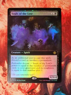Souls of the Lost Extended Lost Caverns of Ixalan Foil Magic Gathering MTG LCI - Image 1
