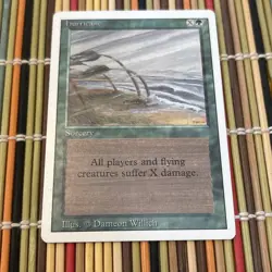 Hurricane (Revised/Green/U) - MtG Free Shipping - Image 1