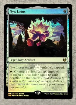 2021 Magic The Gathering Nyx Lotus #235/254 promo mint never played - Image 2