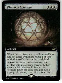 MTG - Pinnacle Starcage (Extended Art) - FOIL - Edge of Eternities (NM) - Image 1