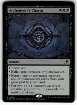 MTG - Archenemy's Charm - FOIL - Edge of Eternities (NM) - Image 1