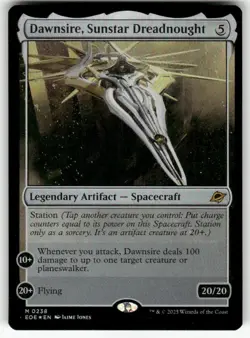 MTG - Dawnsire, Sunstar Dreadnought - FOIL - Edge of Eternities (NM) - Image 1