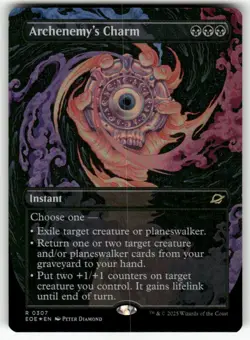 MTG - Archenemy's Charm (Borderless) - FOIL - Edge of Eternities (NM) - Image 1