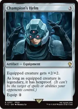 1 x Champion's Helm - Final Fantasy Commander - LP - MTG - Image 1