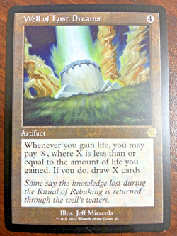 MTG - Well of Lost Dreams 62 - The Brothers' War: Retro Frame Artifacts - NM - Image 1