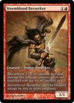 1 x Stormblood Berserker - Game Day Promo - Unique & Misc. Promos - Light Play - - Image 1