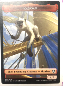 Ragavan Treasure Double-Sided Token Dominaria United MTG Magic the Gathering NM - Image 1