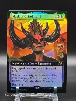 Mask of Griselbrand (Extended Art) Innistrad: Midnight Hunt Foil - Image 1