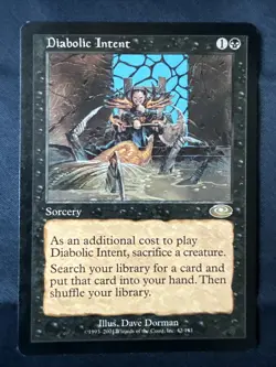 Diabolic Intent #42 MTG Planeshift Near Mint - Image 1