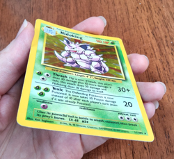 Pokemon TCG Nidoking Base Set 11/102 holo rare unlimited 1999 WOTC LP - Image 4