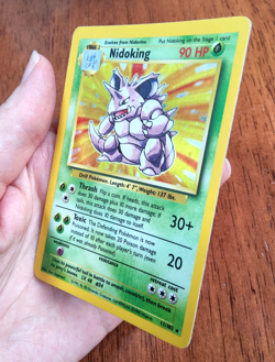 Pokemon TCG Nidoking Base Set 11/102 holo rare unlimited 1999 WOTC LP - Image 5