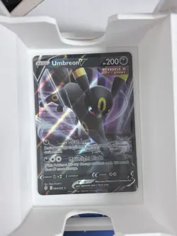 Pokemon Umbreon V Ultra Rare Single Strike 094/203 SWSH07 Holo Card - Image 1