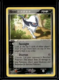 2006 Pokemon EX Holon Phantoms Absol #18/110 - Image 1