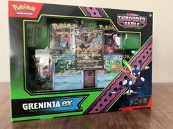 Greninja EX Special Illustration Pokemon Shrouded Fable Collection Box Sealed - Image 1