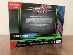 Greninja EX Special Illustration Pokemon Shrouded Fable Collection Box Sealed - Image 2