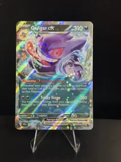 Gengar EX 104/162 Temporal Forces Ultra Rare Pokemon 2024 - Image 1