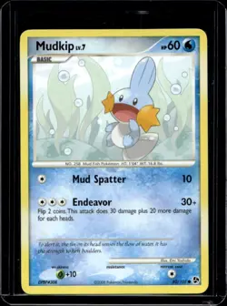 2008 Pokemon Diamond & Pearl Great Encounters Mudkip #80/106 - Image 1