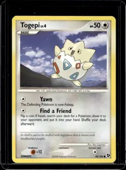 2008 Pokemon Diamond & Pearl Great Encounters Togepi #88/106 - Image 1