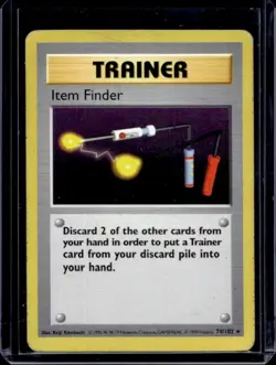 1999 Pokemon Shadowless Item Finder #74/102 - Image 1